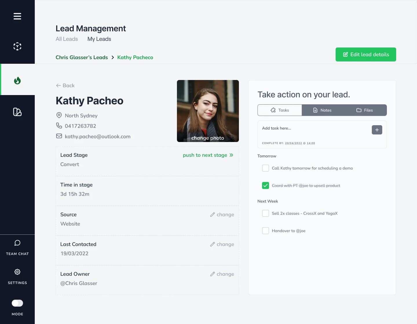 Website booking integration prototype
